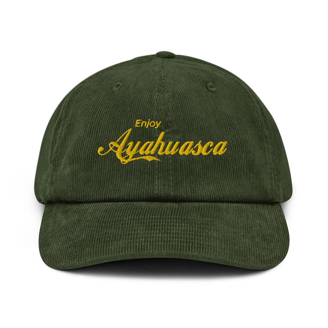 Enjoy Ayahuasca Original Corduroy <br>Dad Cap