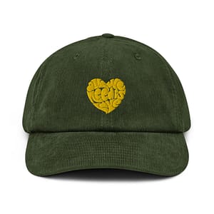 All We Need Is Love Corduroy Dad Cap
