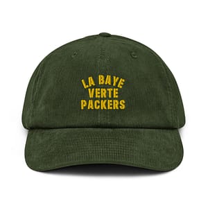 La Baye Verte Packers Corduroy Dad Cap