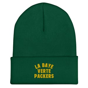 La Baye Verte Packers Cuffed Beanie