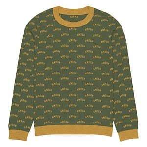 AMOUR Jordan Love All-Over-Print Sweater Weather Knitted Crew