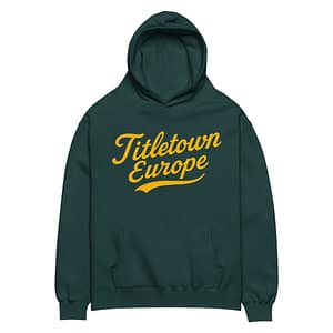 Titletown Europe – Heritage Green & Gold Unisex Oversized Hoodie – Paris Fan Club Edition