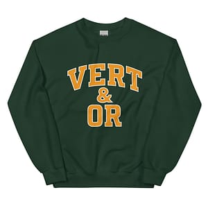 Vert & Or - Green & Gold Green Bay NOT Sporty & Rich Packers Paris Fan Club Sweatshirt - Green