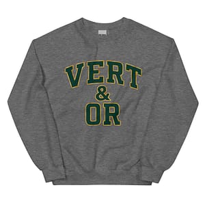 Vert & Or - Green & Gold Green Bay Packers NOT Sporty & Rich Paris Fan Club Sweatshirt - Grey
