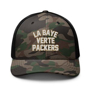 La Baye Verte Packers Camo Outlined Dad hat