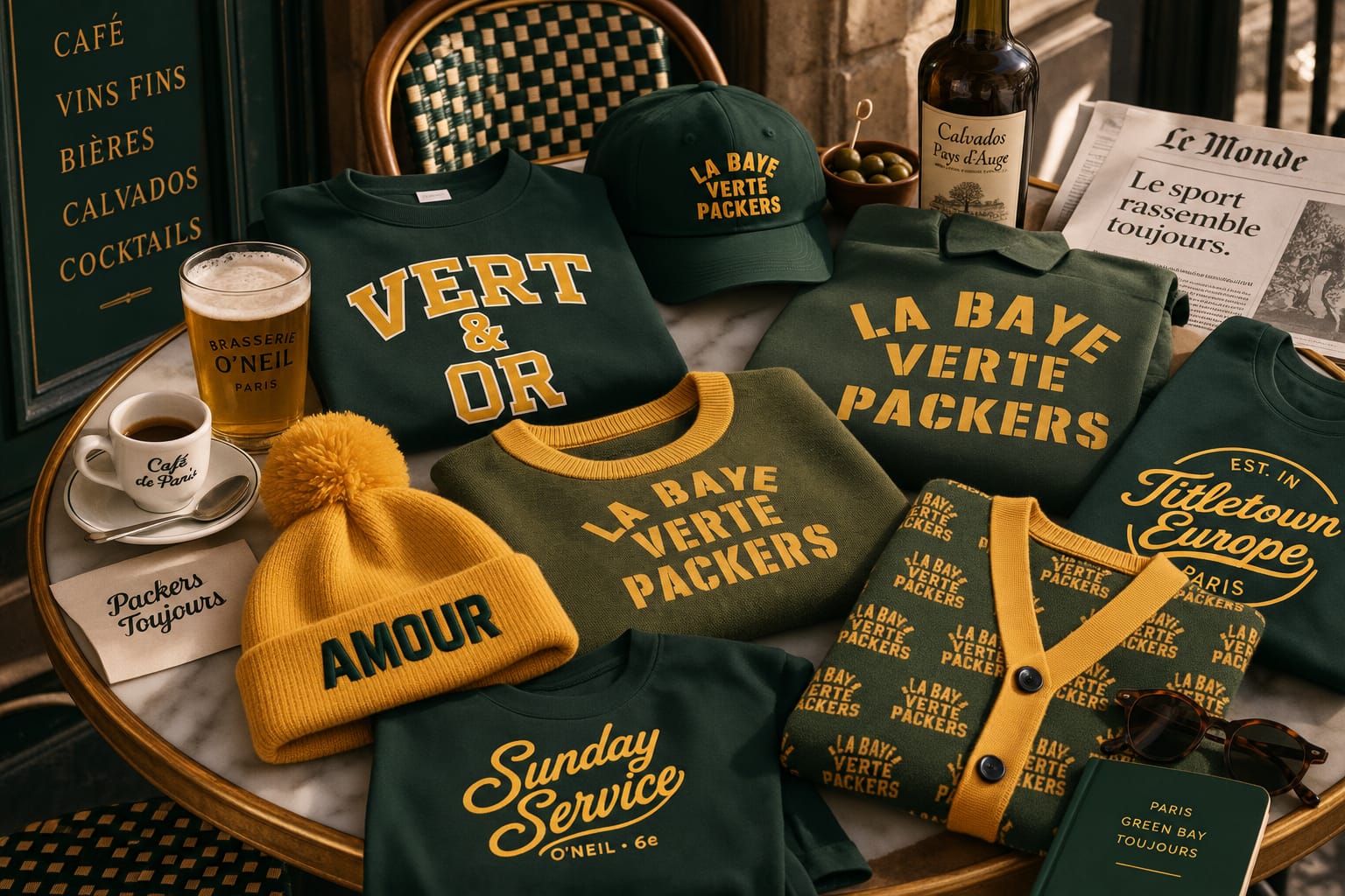 Titletown Europe FROMAGE collection styled in a Paris café