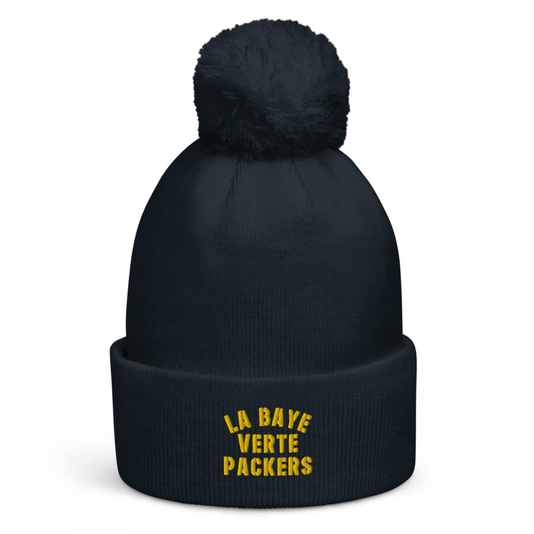 La Baye Verte – 1923 Classic Throwback Blue & Gold Pom Pom Beanie | Packers Heritage Collection