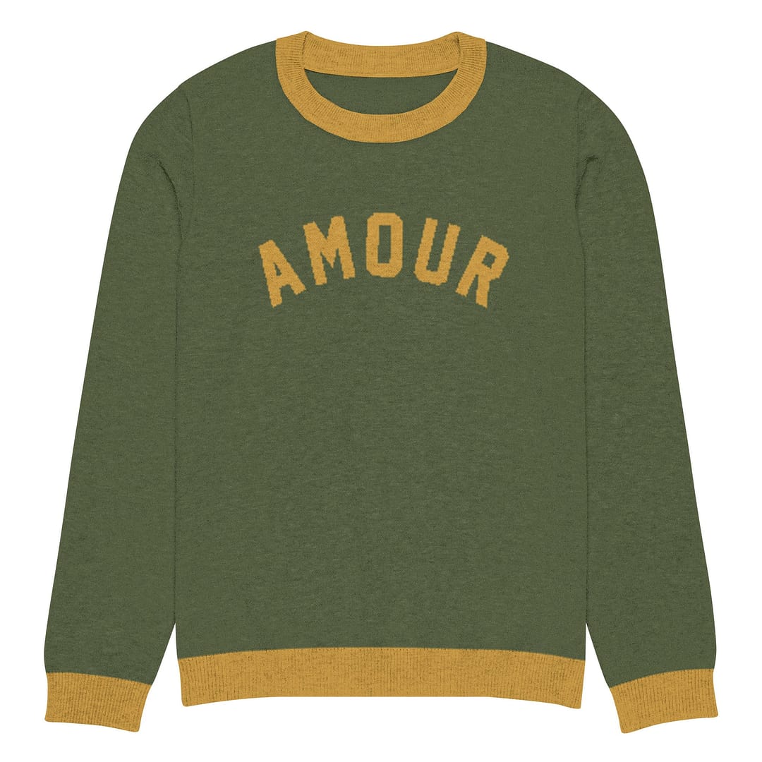 AMOUR Jordan Love Sweater Weather Knitted Crew